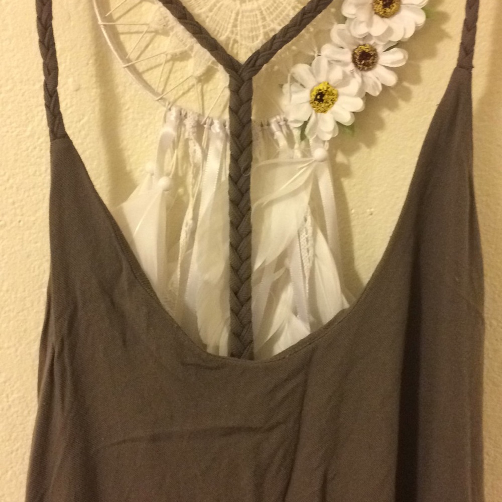 Tobi olive green dress